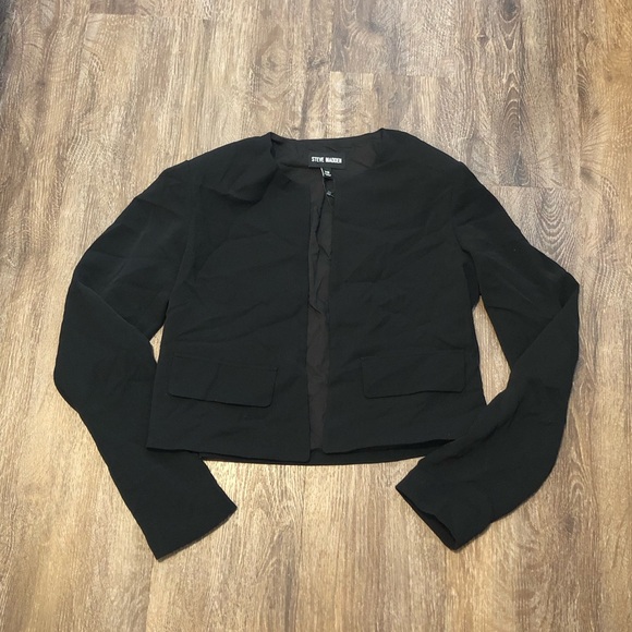 NWT - Steve Madden Elegant Black Women's Blazer - Picture 2 of 10